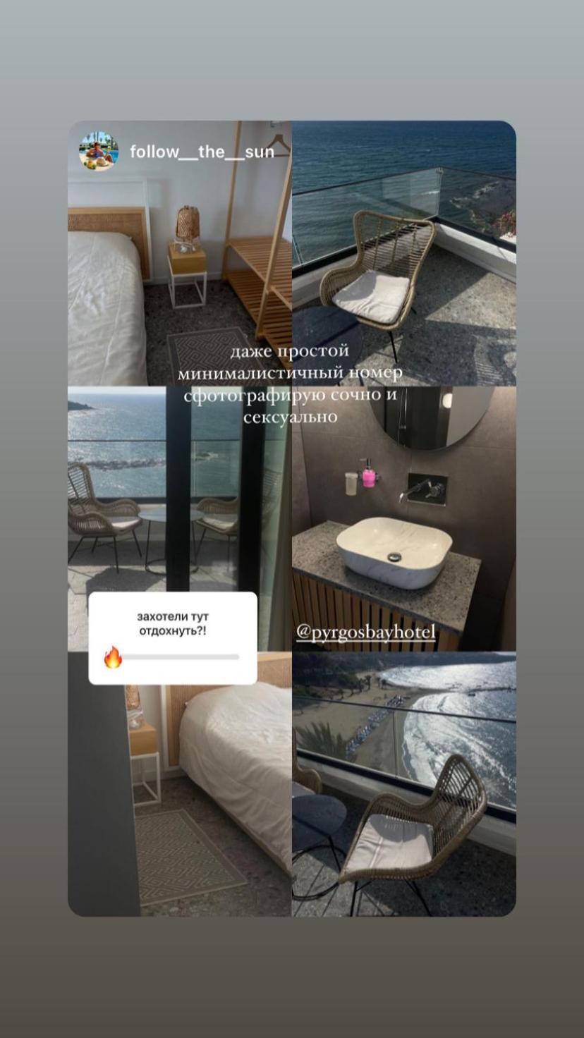 E.J. Pyrgos Bay Hotel Eksteriør bilde